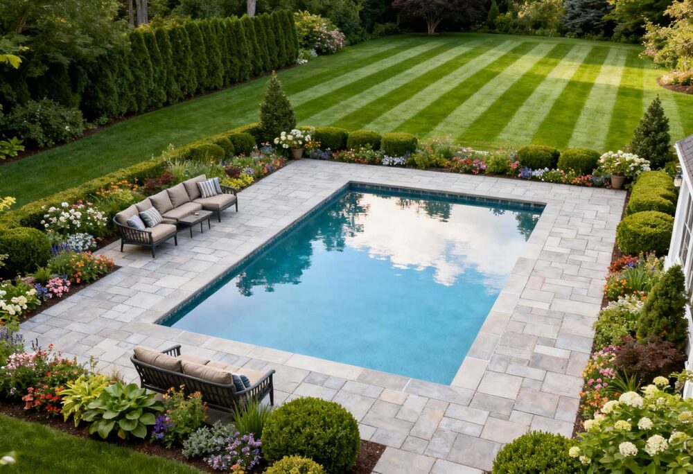 Gunite Swimming Pools & Custom Water Features | Gunite Swimming Pools & Water Features | Total Concepts
